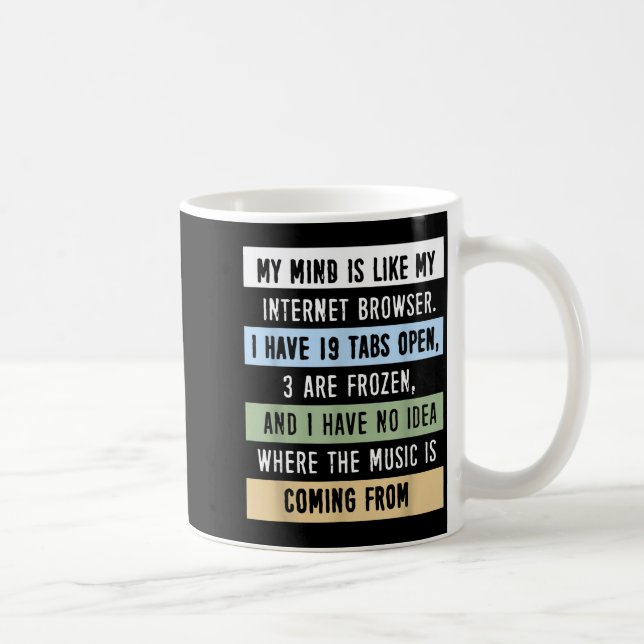 My Mind Is Like A Internet Browser  Kaffemugg (Höger)