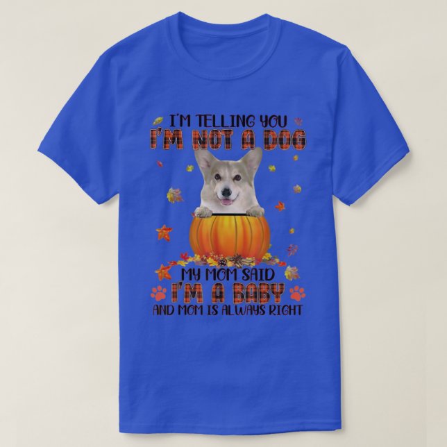 My Mom Said Im A Baby And Mom Is Always Right Cute T Shirt (Design framsida)