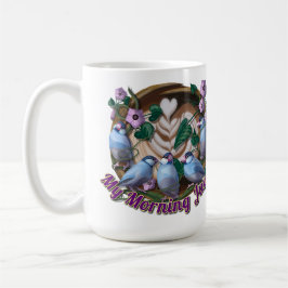 My morning JAVA with Java sparrows Kaffemugg