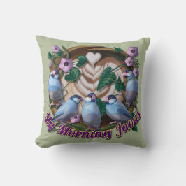 My morning JAVA with Java sparrows Kudde