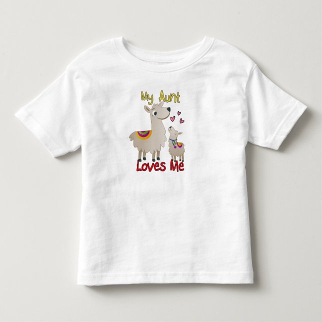 My Moster Kärlek Me Llama T Shirt (Framsida)