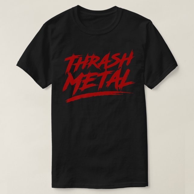 My Music Is Thrash  T Shirt (Design framsida)