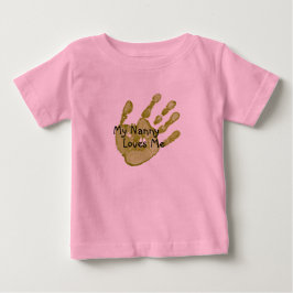 "My Nanny Kärlek Me"-Grönt T-shirt