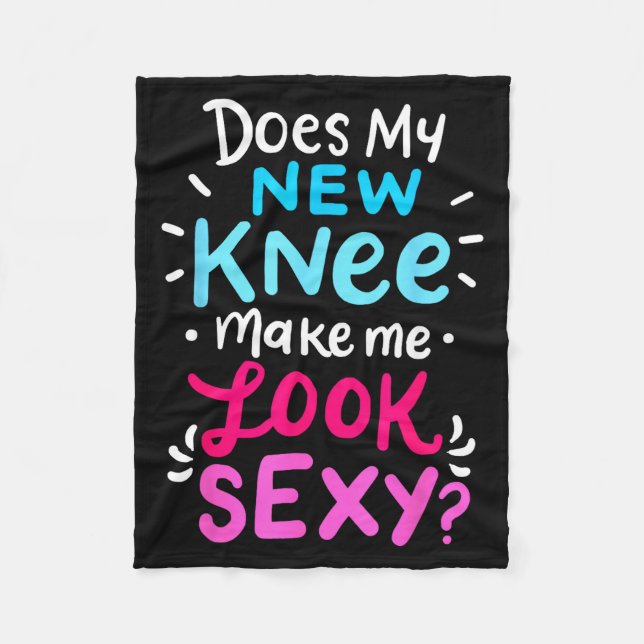 My New Knee Gift Funny Knee Replacement Surgery Jo Fleecefilt (Framsidan)