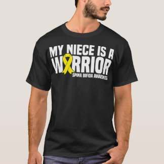 My Niece is a Warrior Spina Bifida Awareness T Shirt