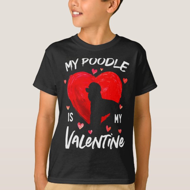 My Odle Is My Valentine Hearts Odle Dog Valent  T Shirt (Framsida)