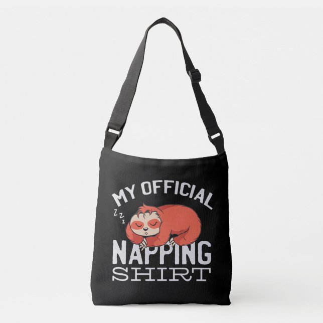 My official napping shirt Sloth Axelväska (Framsida)