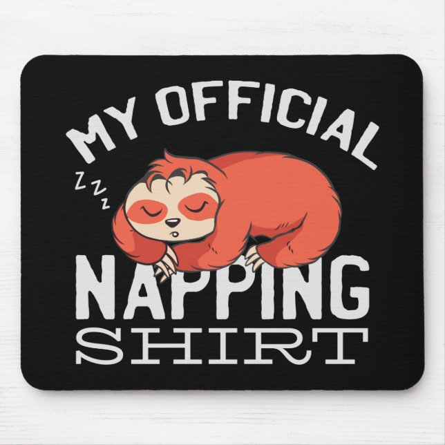 My official napping shirt Sloth Musmatta (Framsidan)