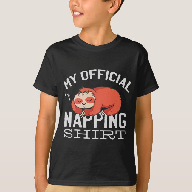 My official napping shirt Sloth T (Framsida)