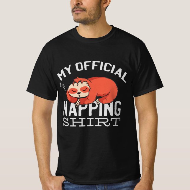 My official napping shirt Sloth T (Framsida)