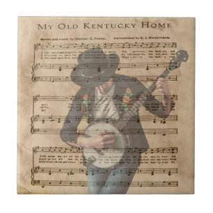 MY OLD KENTUCKY HOME KAKELPLATTA