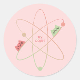 My Orbit Cute Sticker Runt Klistermärke