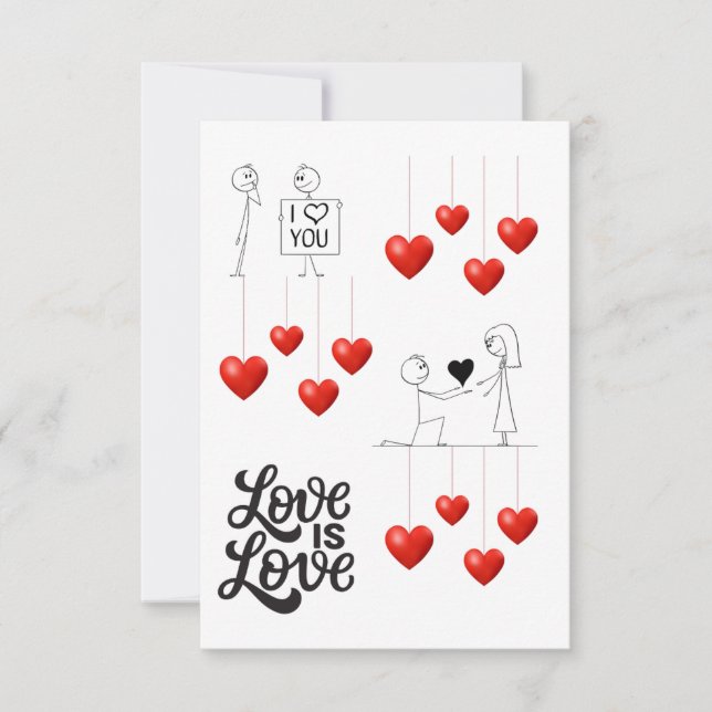 my other half love card tack kort (Framsida)