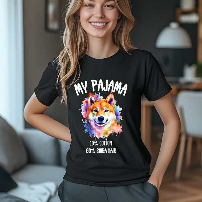 My Pajama Shiba Art T Shirt (Skapare uppladdad)