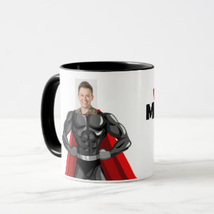 My Pappa My Hero Funny Mugg