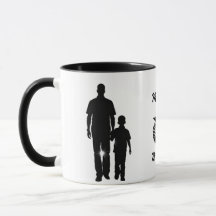 My Pappa My Hero Silhouette 11 oz