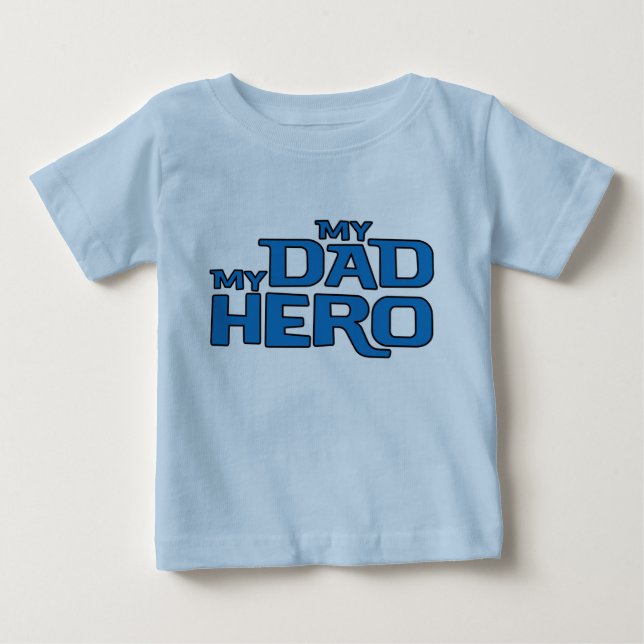 MY PAPPA MY HERO T-SHIRT (Framsida)