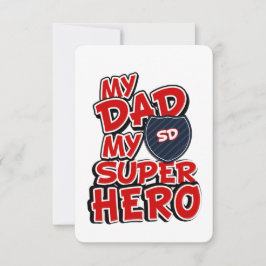 My Pappa My Toppen Hero Meddelande