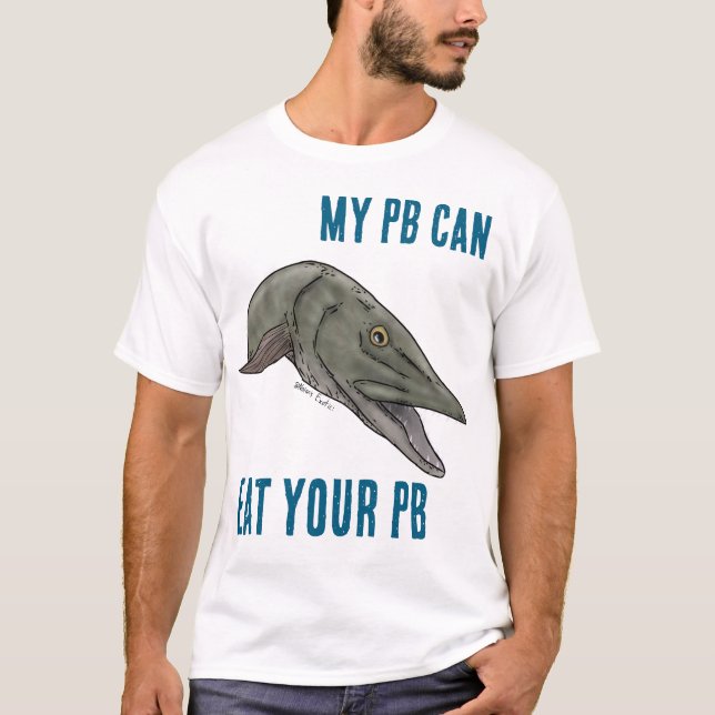 “MY PB CAN EAT YOUR PB” Musky shirt T Shirt (Framsida)