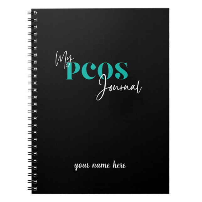 My PCOS Journal - Polycystiskt ovariesyndrom Anteckningsbok (Framsidan)