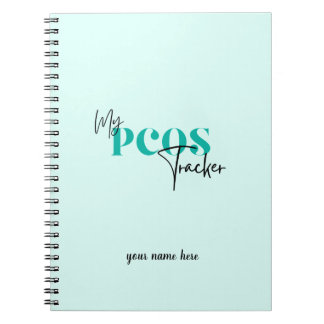 My PCOS Teal Tracker Polycystic Ovarian Syndrome Anteckningsbok