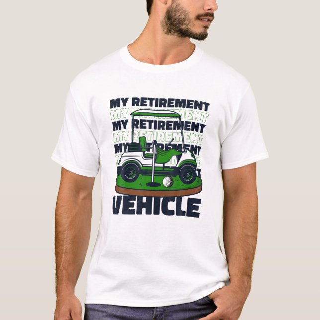 My Pension Fordon Golfing Legend Player Pro Go T Shirt (Framsida)