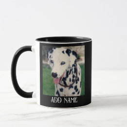 My Pet Friend Anpassningsbar Photo Black Mugg