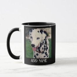 My Pet Friend Anpassningsbar Photo Black Mugg