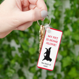 My Pet, Hund är nyckelkedjan Home Ensam Card Nyckelring