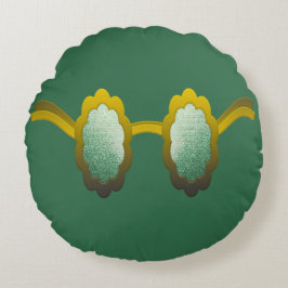 My Polarized Glasses are Ready Rund Kudde