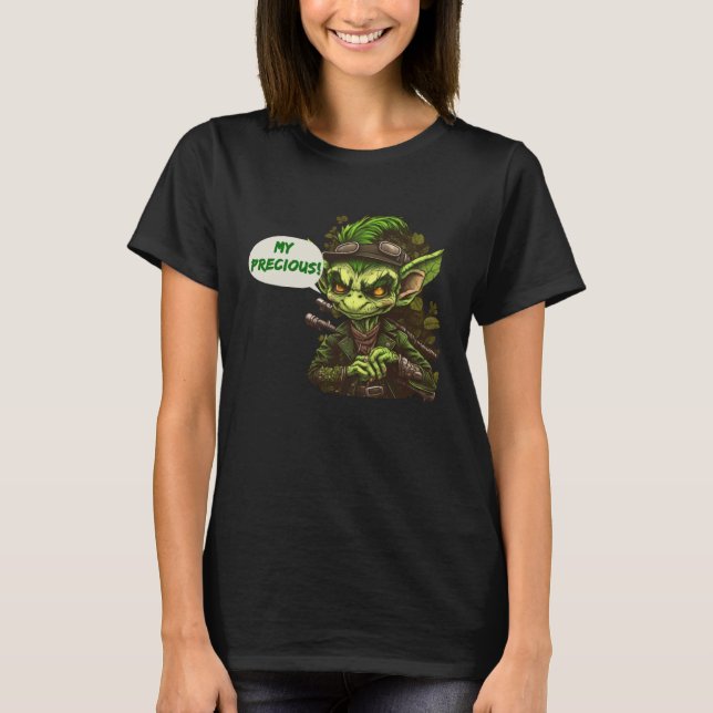 My Precious Kobold St Patricks Day Irish Leprechau T Shirt (Framsida)