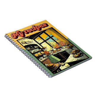 My recipes retro anteckningsbok