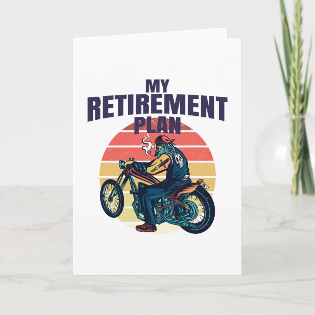 My retirement plan motorcycling kort (Framsida)