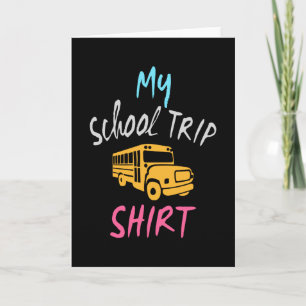 My School Resa Shirt Kort