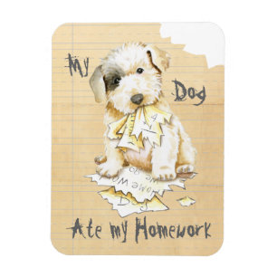 My Sealyham Terrier Ate Min hemläxa Magnet
