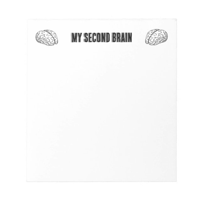 My Second Brain Notepad Anteckningsblock (Framsida)