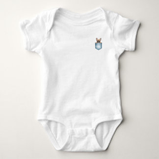 My Sibling is a Frenchie Pocket Baby Bodysuit T Shirt