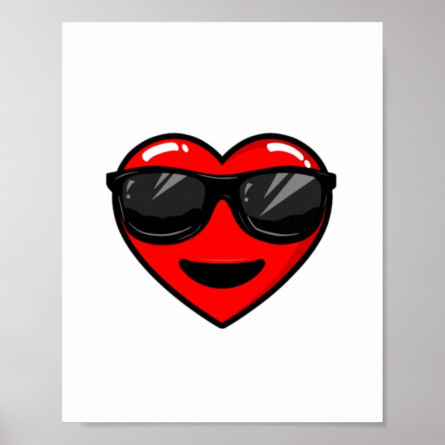 My Sister Is My Valentine Heart Sungles Boy Girl  Poster (Framsidan)