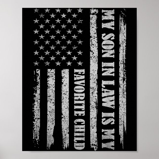 My Son In Law Is My Favorite Child Fathers Day Usa Poster (Framsidan)