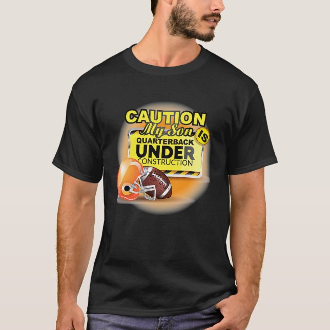 My son is quarterback t shirt (Framsida)