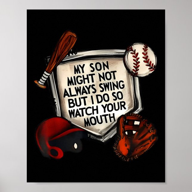 My Son Might Not Always Swing But I Do So Watch Yo Poster (Framsidan)
