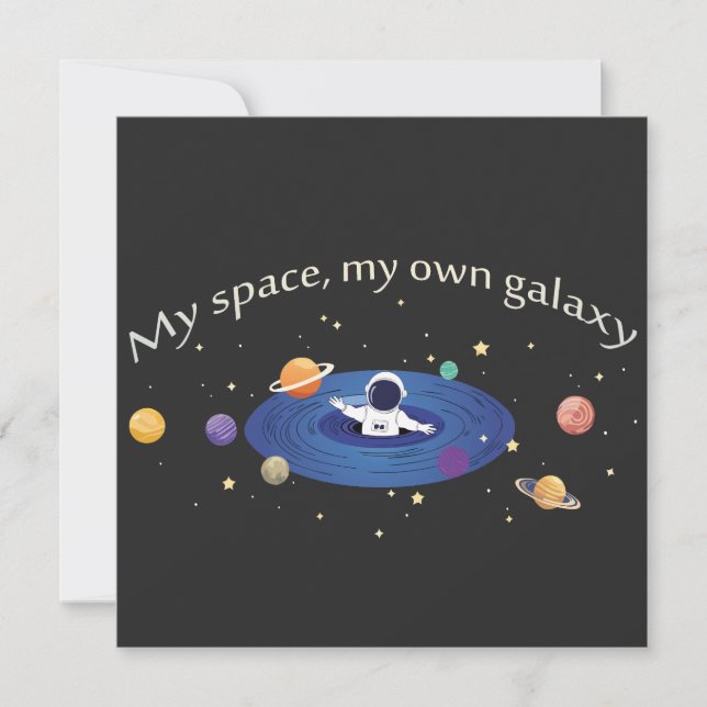 My Space, My Own Galaxy (Framsida)
