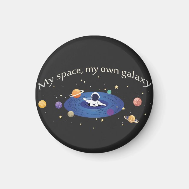 My Space, My Own Galaxy Magnet (Framsidan)