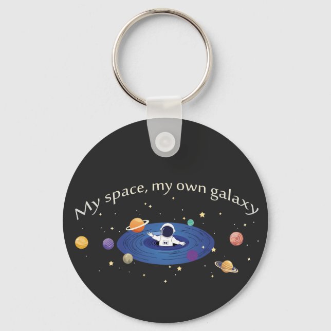 My Space, My Own Galaxy Nyckelring (Framsida)