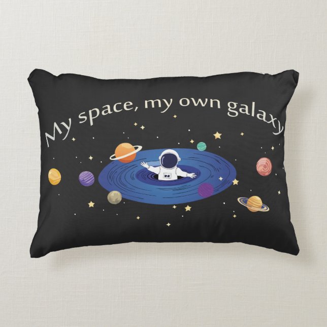 My Space, My Own Galaxy Prydnadskudde (Framsidan)