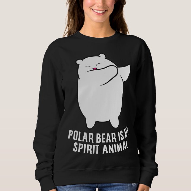 My Spirit Animal Is A Polar Bear | Cute Polar Bear T Shirt (Framsida)