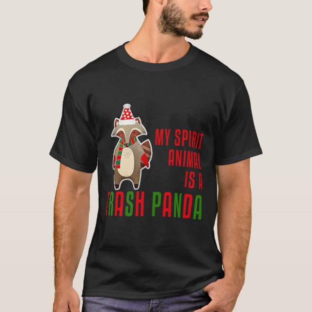 My Spirit Animal Is A Trash Panda Edition T Shirt (Framsida)