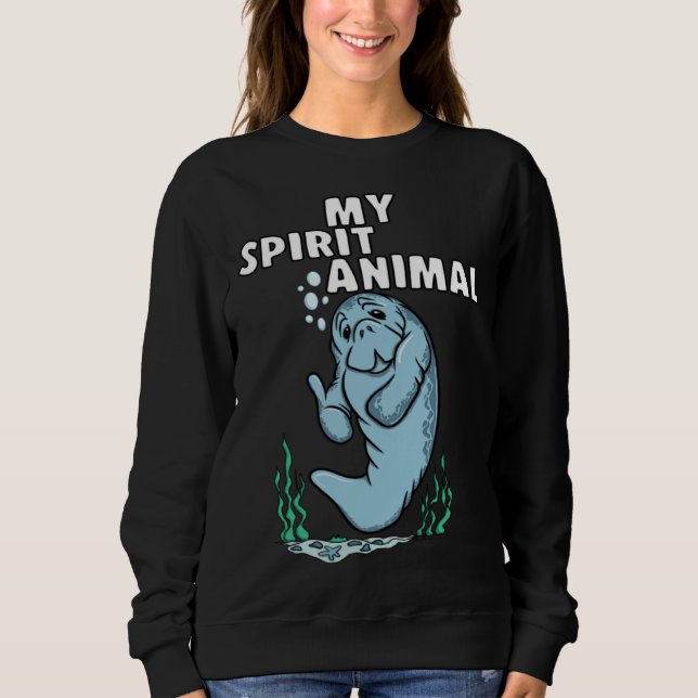 MY SPIRIT ANIMAL Manatee T Shirt (Framsida)