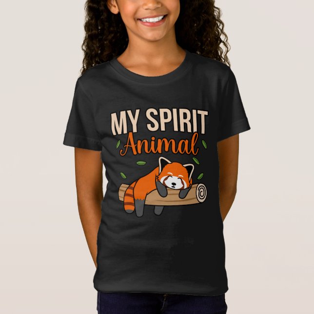 My Spirit Animal Red Pandas Cute Pet Panda Lover G T Shirt (Framsida)