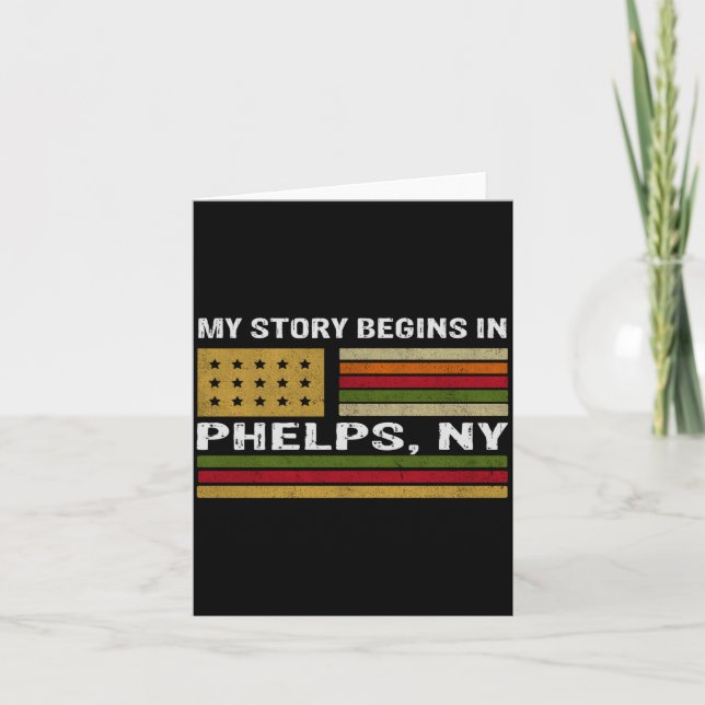 My Story Is Begins In Phelps Ny _1  Kort (Framsida)